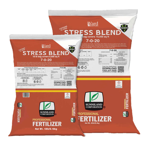 7-0-20 Stress Blend 3% Iron - Bio-Nite - Granular Lawn Fertilizer