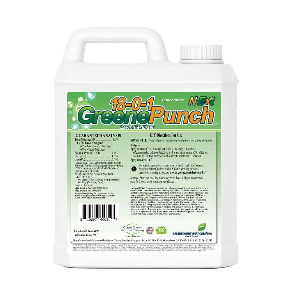 18-0-1 GreenePunch Bio-Stimulant, Humic Acid | N-Ext